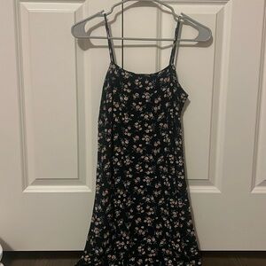 Black Foral American Eagle Dress